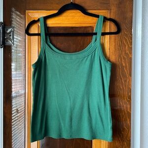 Old Navy Green Fitted Tank Top Camisole